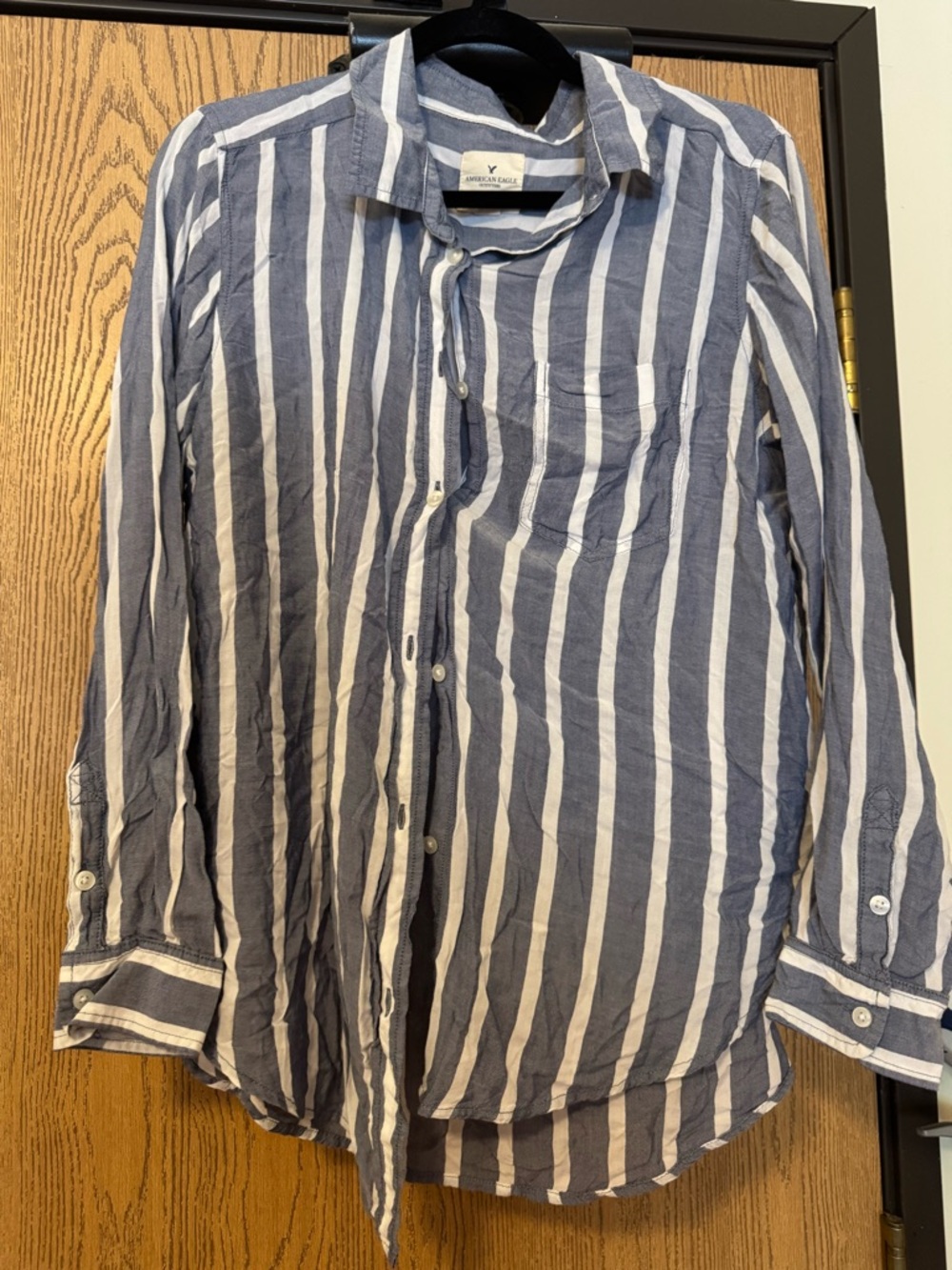 American eagle striped button up. Size medium
